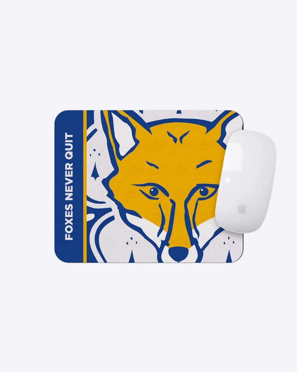 Leicester City Foxes Never Quit Mouse Mat