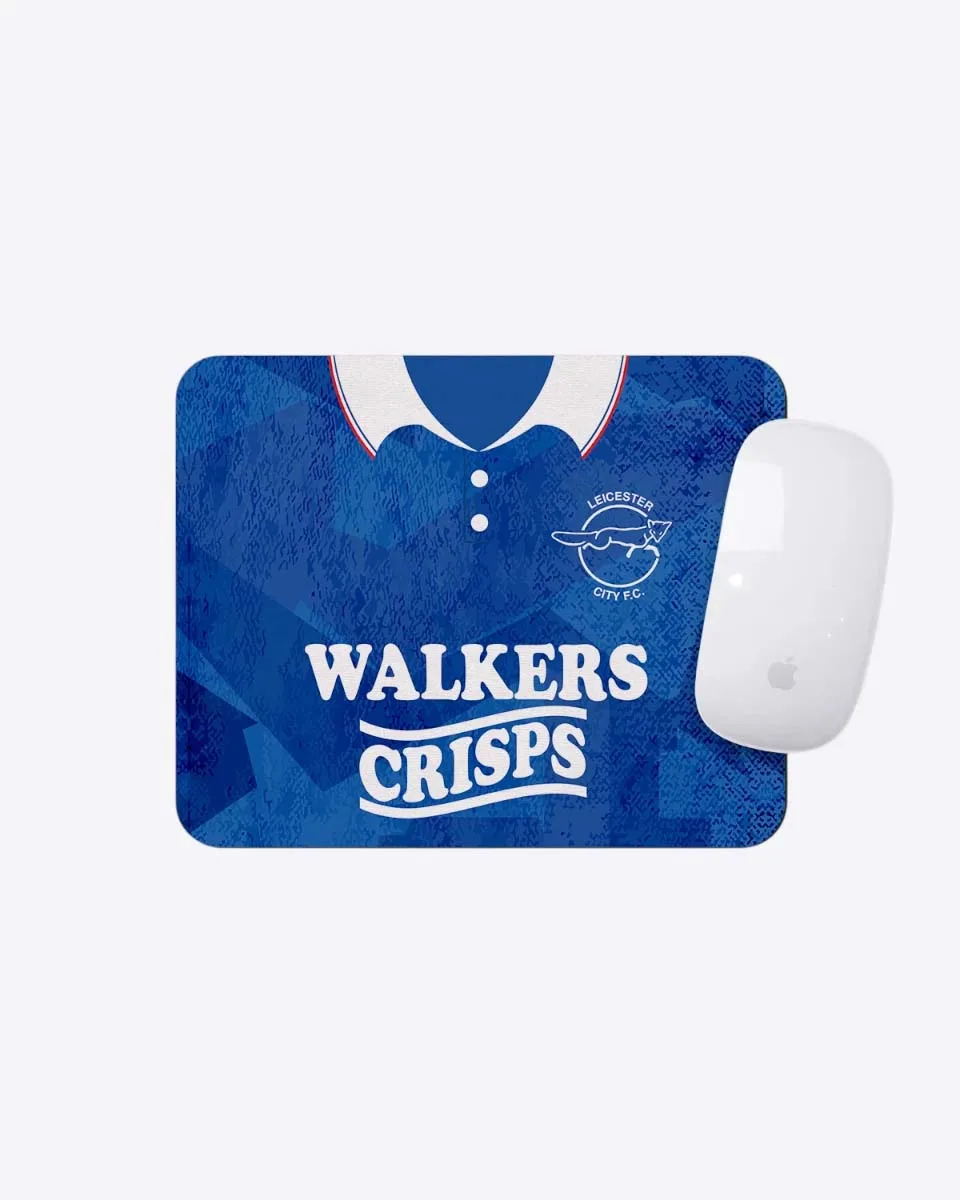 Leicester City Retro 1990 Home Mouse Mat