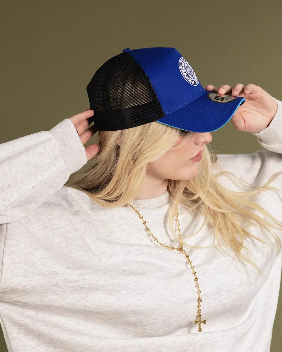 Leicester City New Era Blue TW Trucker Cap