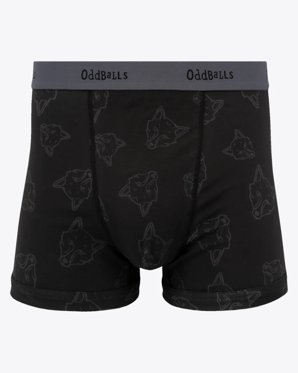 LCFC x Oddballs - Black Multi Foxhead Boxer - Mens