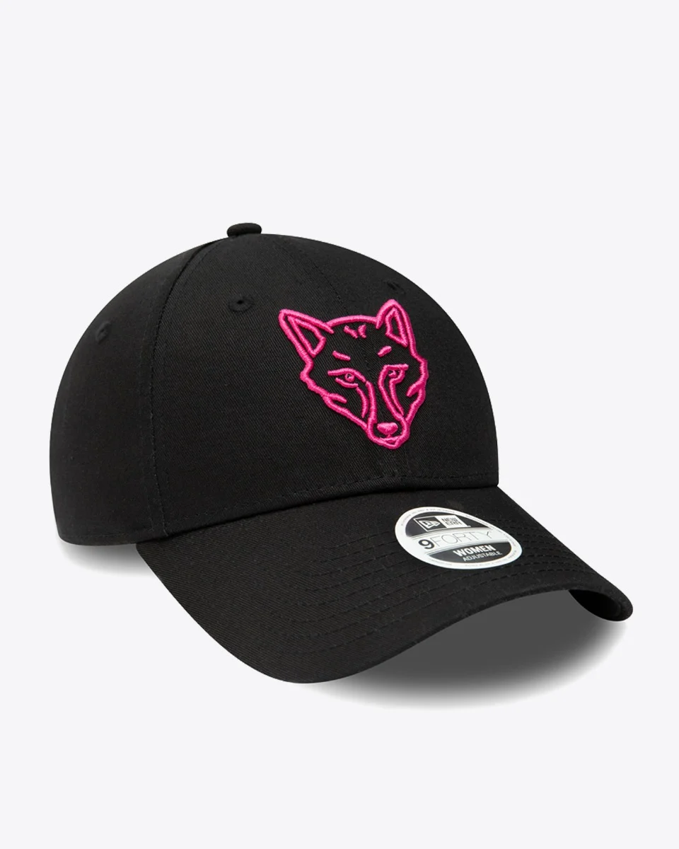 Leicester City New Era Womens Black Foxhead 9FORTY Adjustable Cap