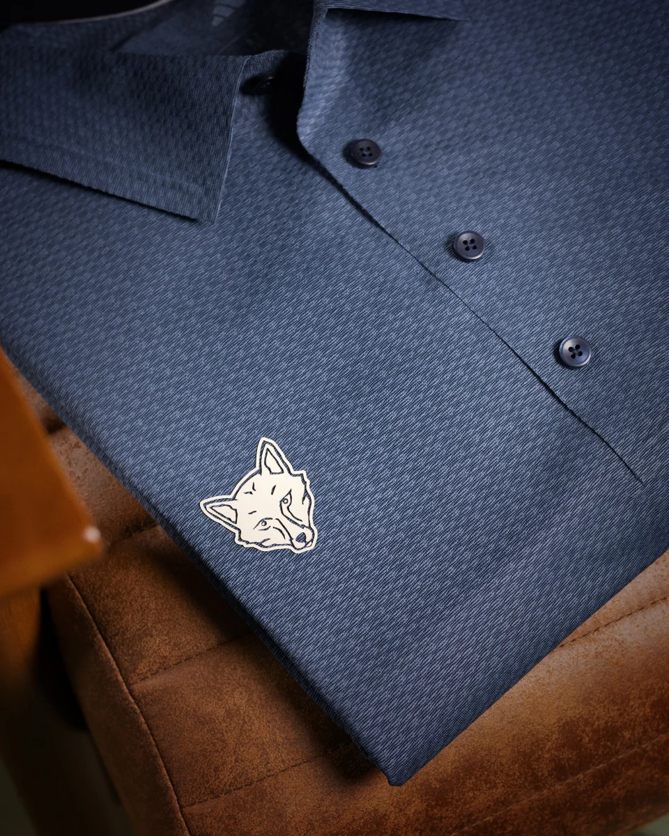 LCFC x adidas Golf Navy Tour Polo - Mens