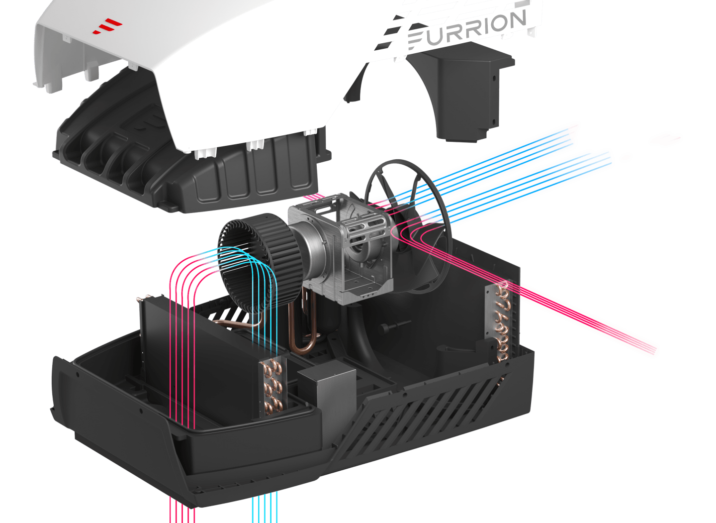 Furrion Chill Cube RV Rooftop Air Conditioner Diagram