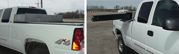 HappiJac tool box on a pickup truck