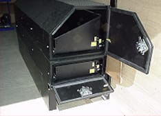 Stackable flatbed tool box
