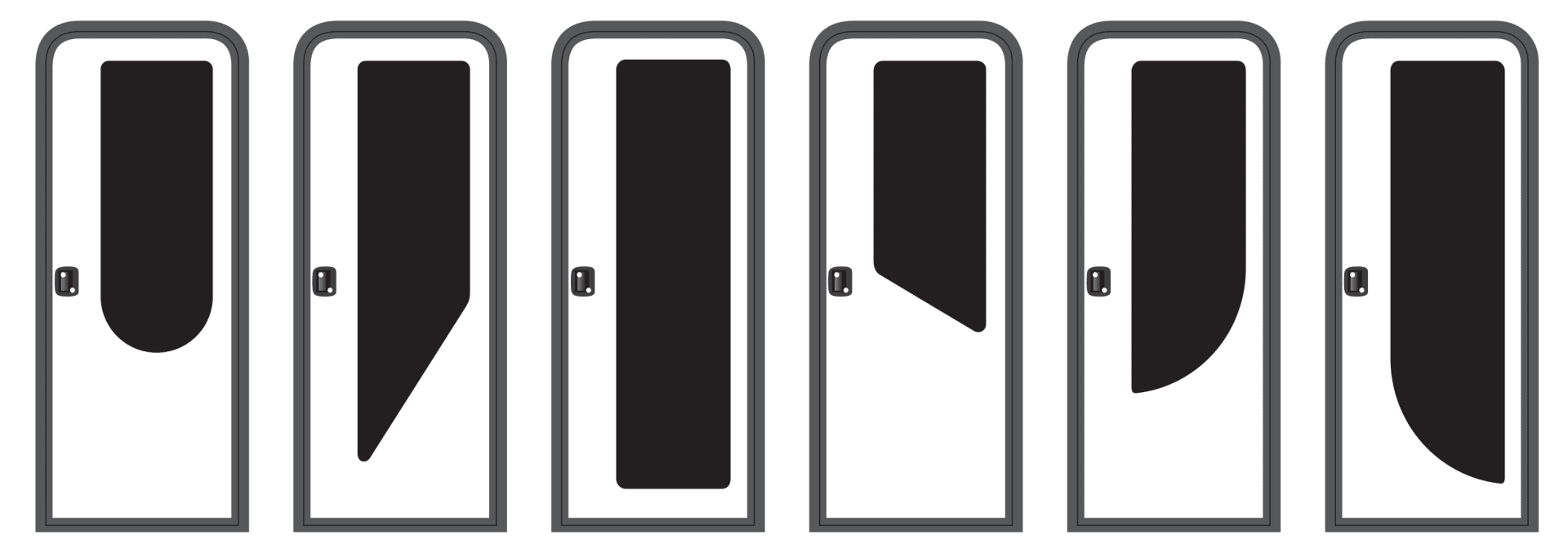 Trailer Doors Window Options