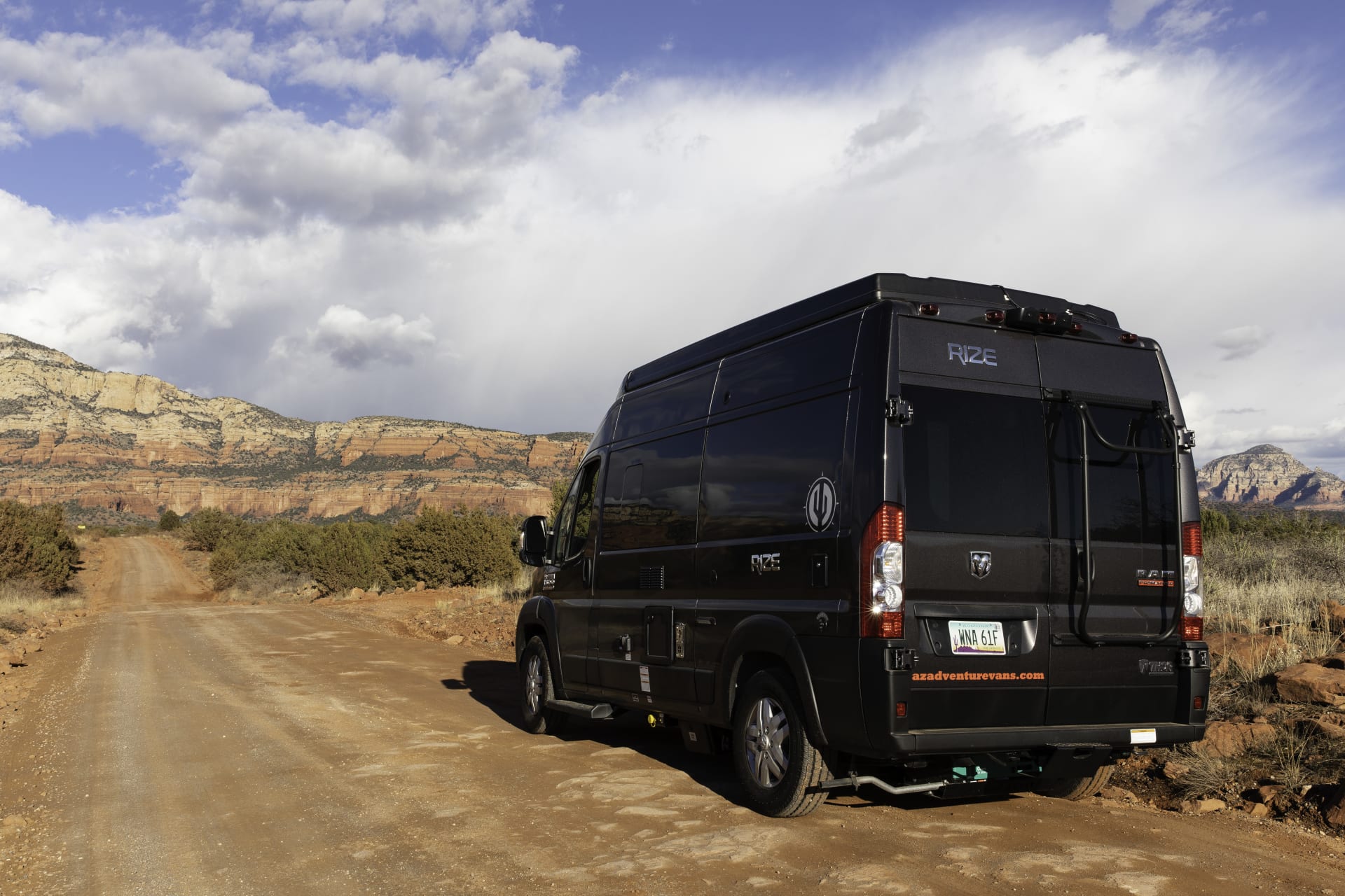 Class B Van with Pop Top Roof Tent Off Grid