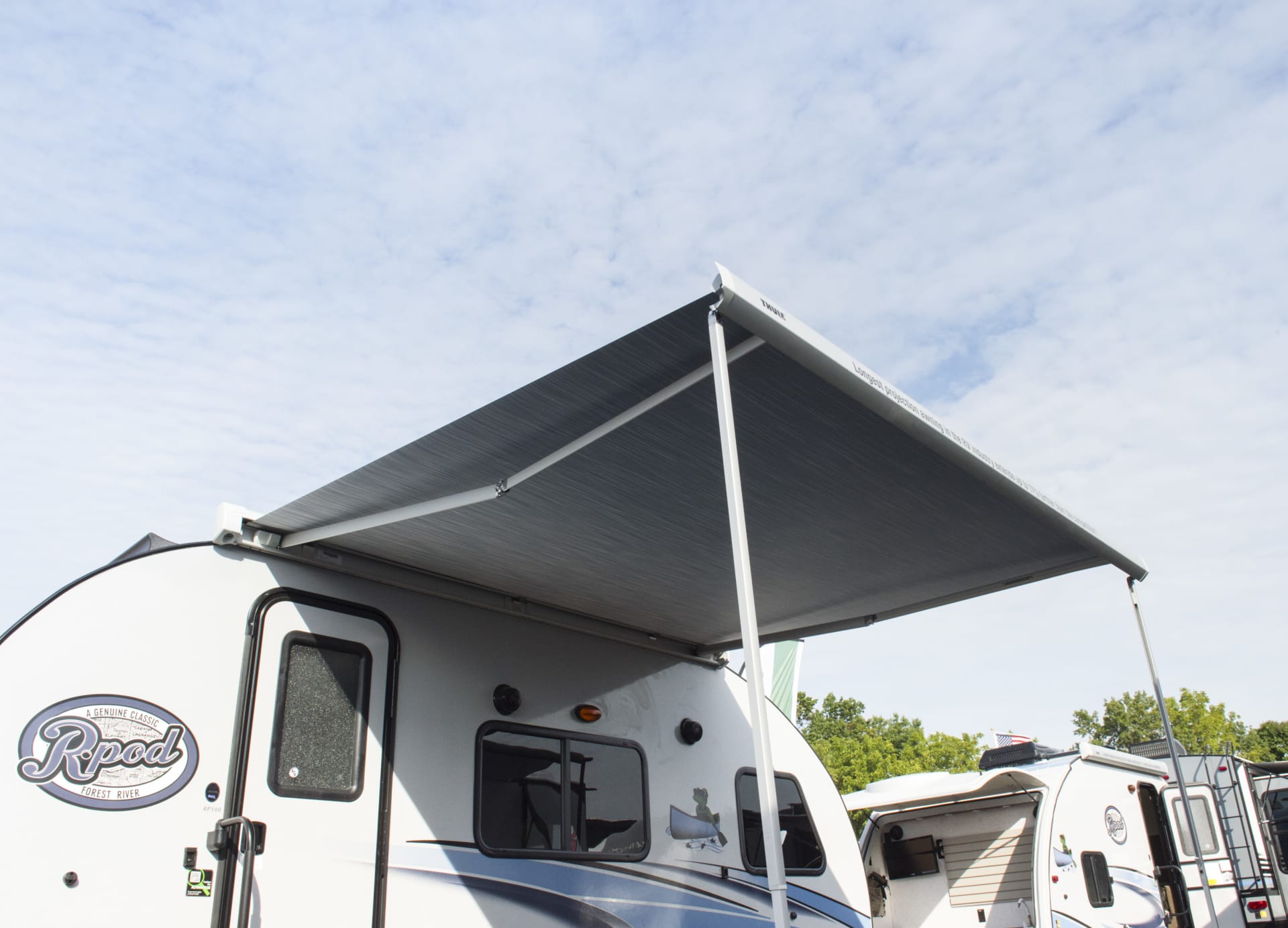Thule awning on an RV