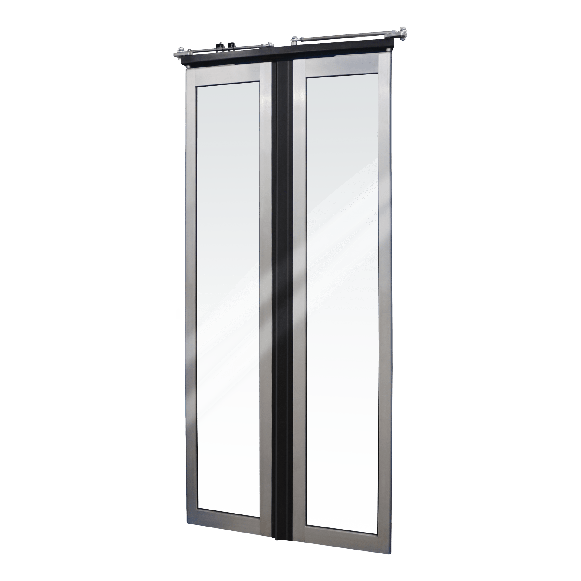 Bi-fold school bus door