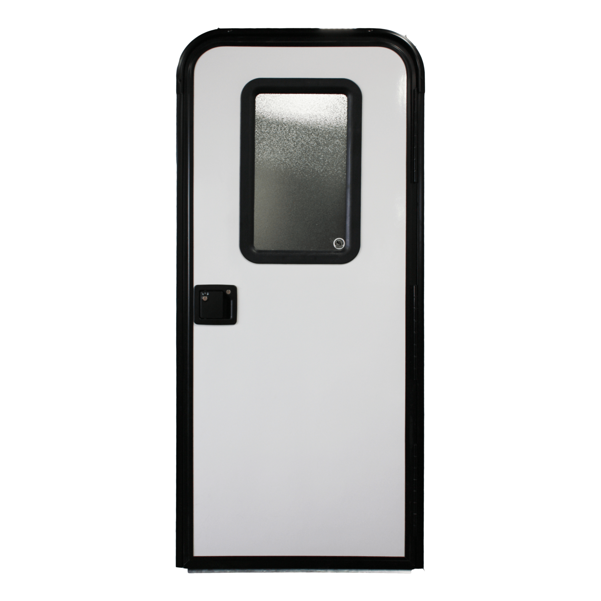 European RV Door Rounded Corners with Window