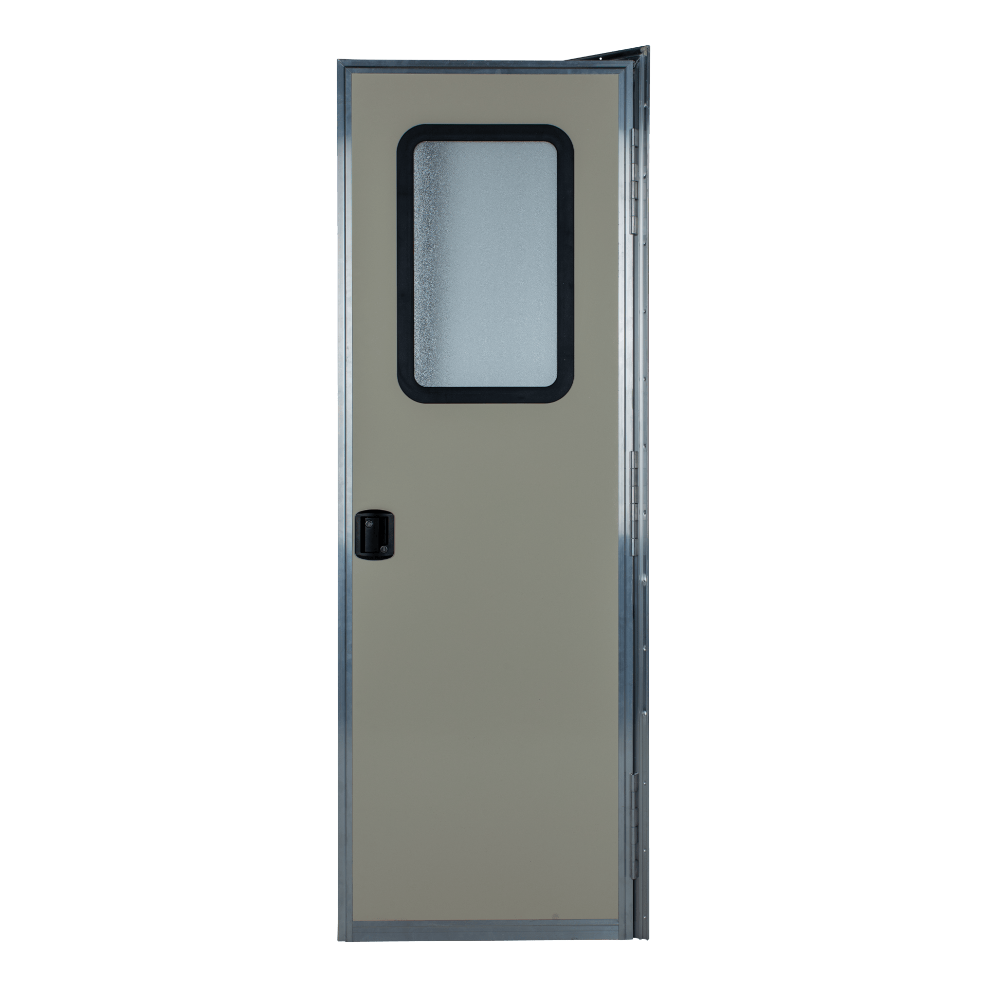 The utility door for horse trailers is built strong and robust to last. 