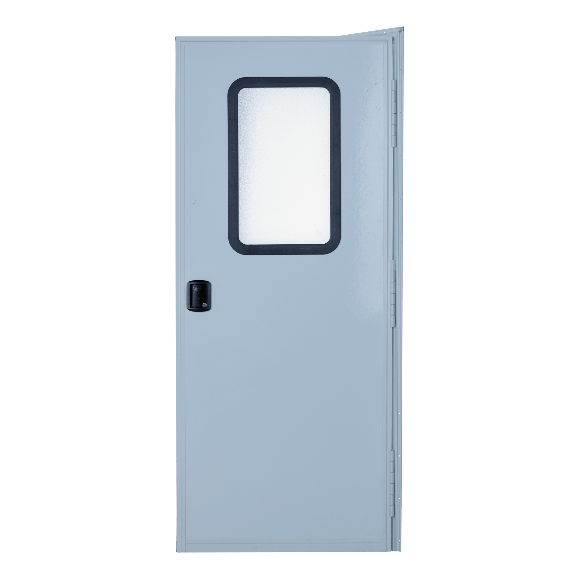 Our utility trailer doors for horse trailers feature multiple window design options.