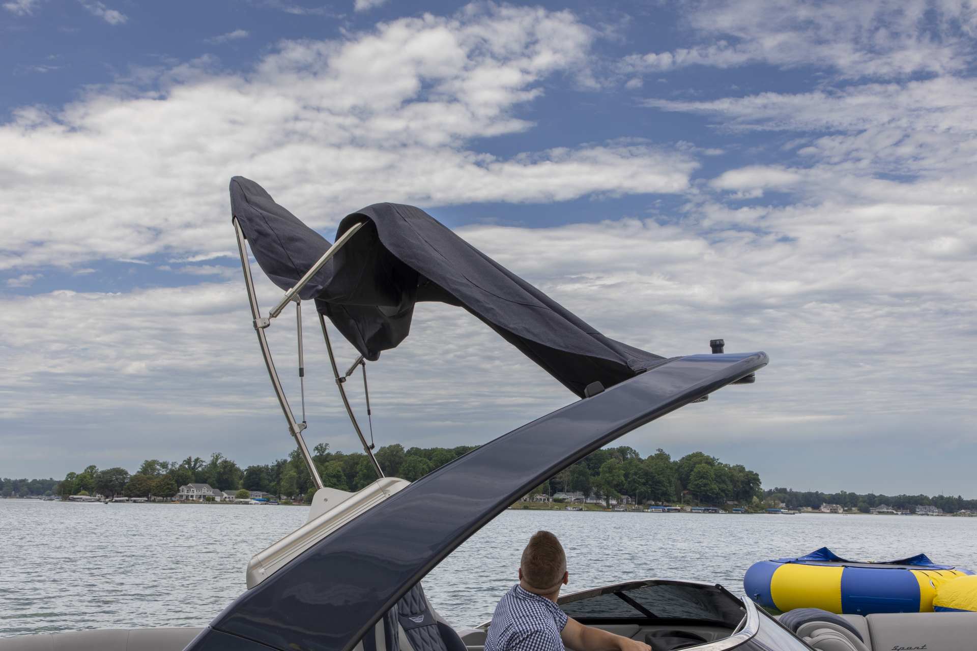 3000 Series Power Bimini for Pontoons