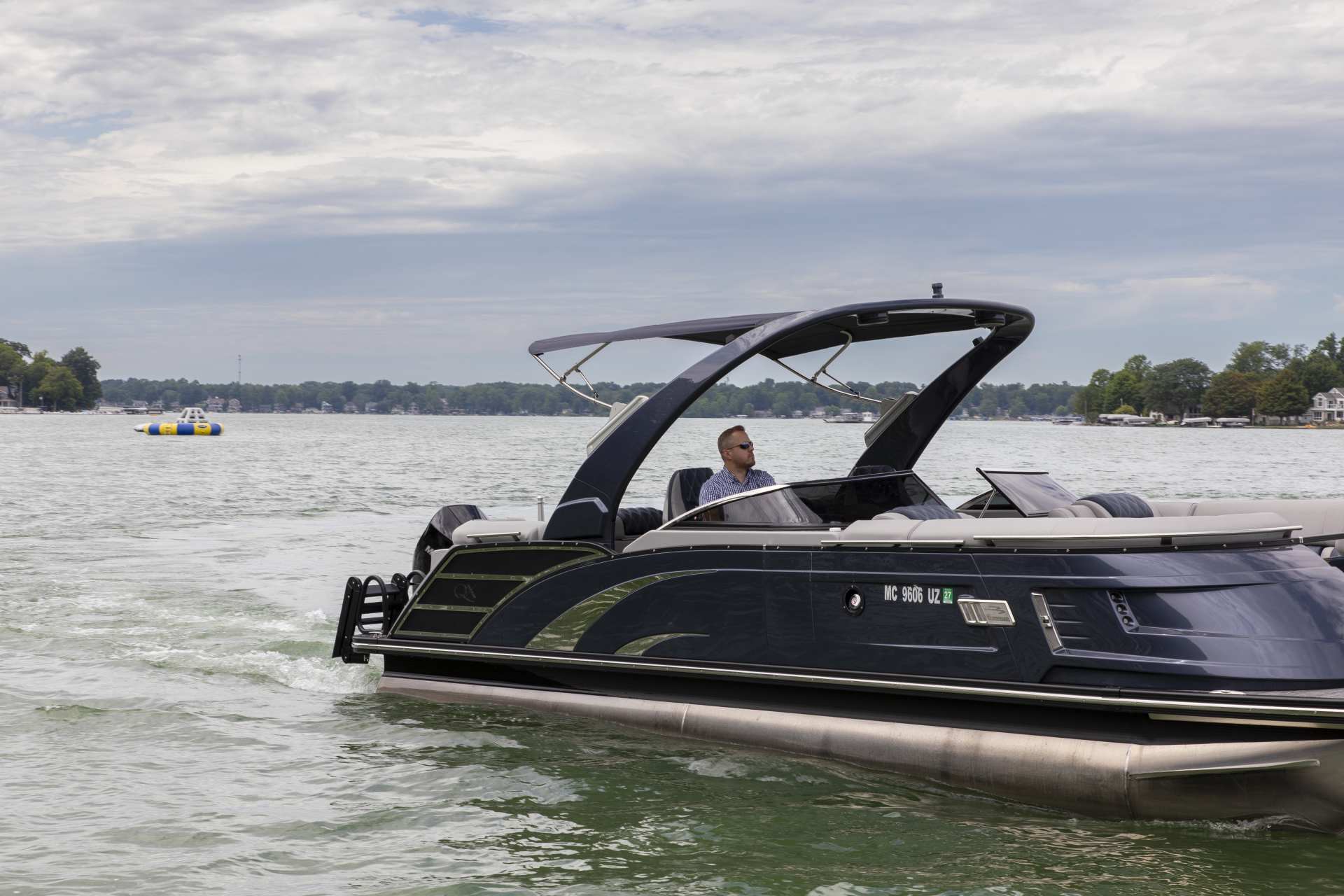 SureShade 3000 Series Power Bimini for Pontoons
