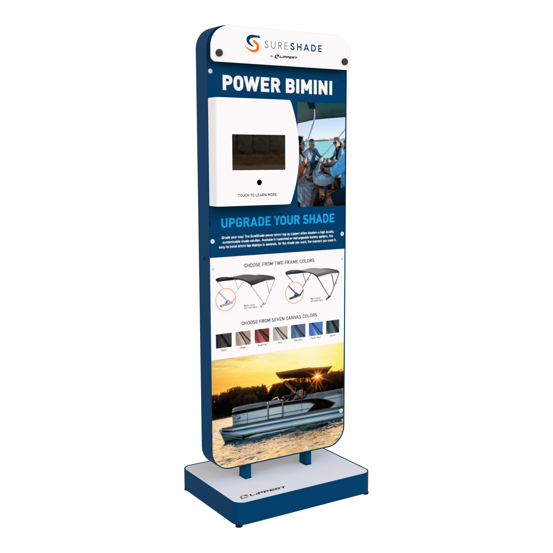 power bimini merchandising display