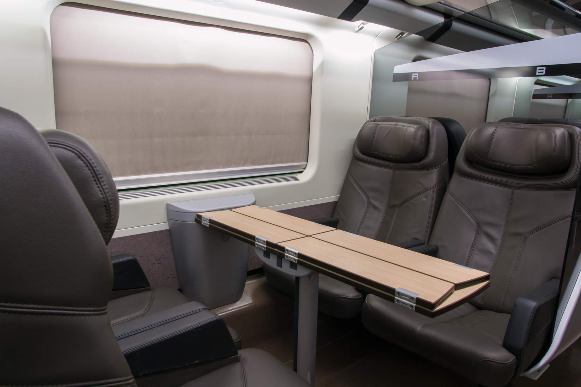 A charming little area on a train