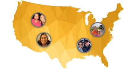 Lippert Brand Ambassadors Map USA