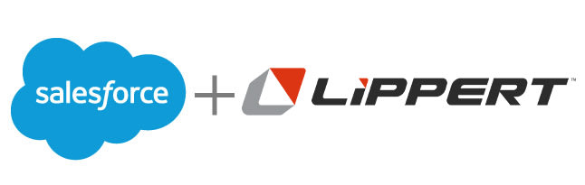 Salesforce and Lippert Partnership Logos