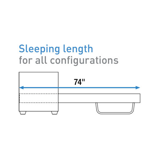 Somnum Tri-Fold Sleeping Length