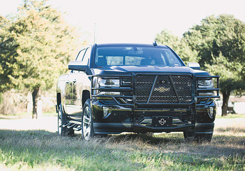 Chevrolet Silverado with Ranch Hand Grille Guard