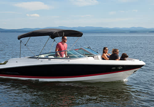Black Taylor Made Boat Top