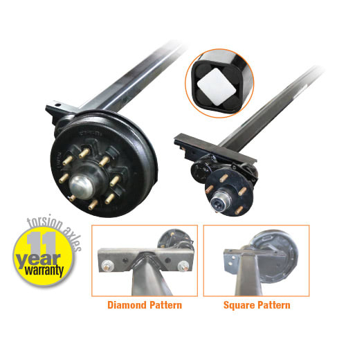 Utility Trailer & RV Torsion Axles