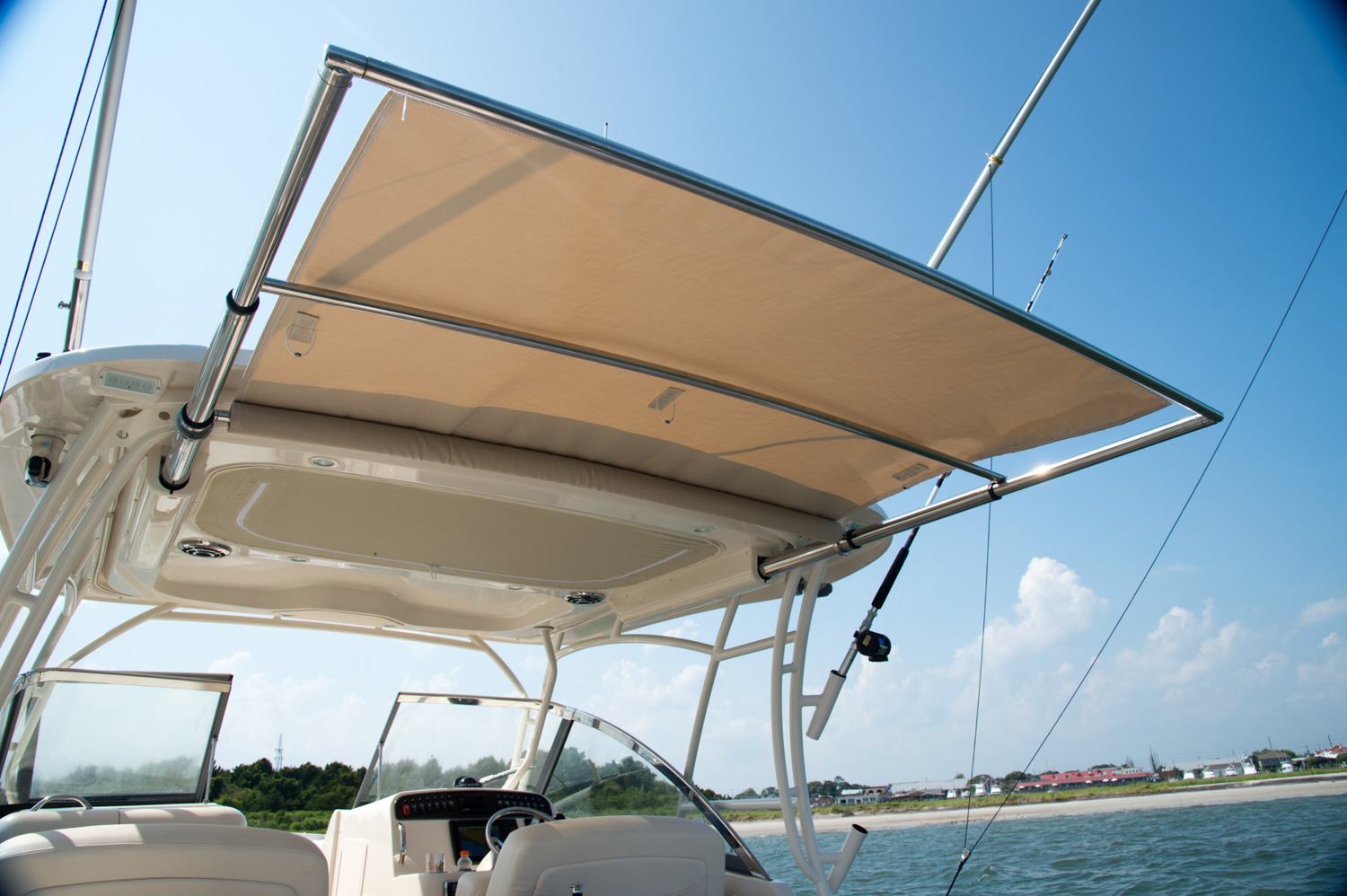 Semi-Integrated Boat Shade