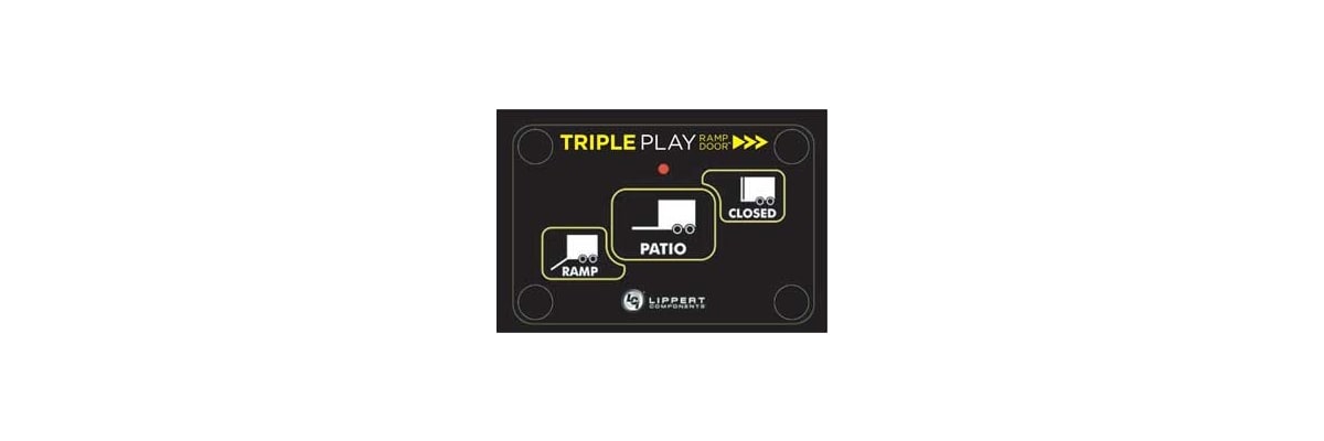 Lippert Components Will Debut All New Triple Play Ramp Door on Forest River Work and Play and Coachmen Adrenaline Toy Haulers Image