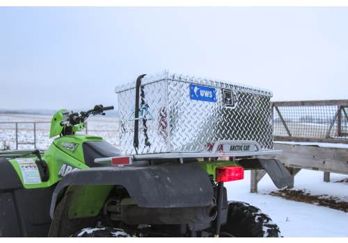 ATV with a tool box