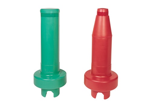 Green and Red Taylor Made Marker Buoys