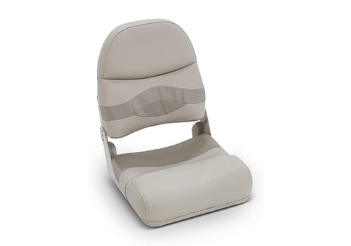 Champagne Pontoon Boat Fold-Down Seat