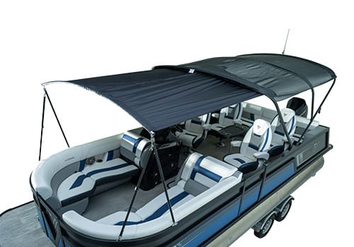 Black SureShade Power Bimini Top Extension