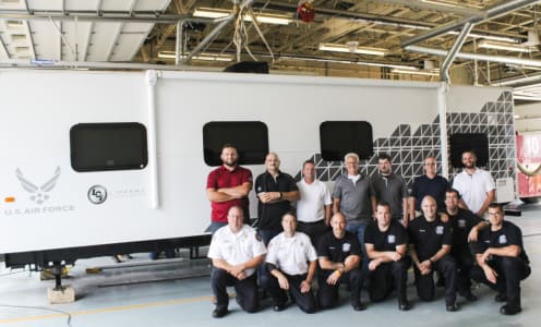Lippert Components Inc Lci Refurbishes United States Air Force Flex Trailer