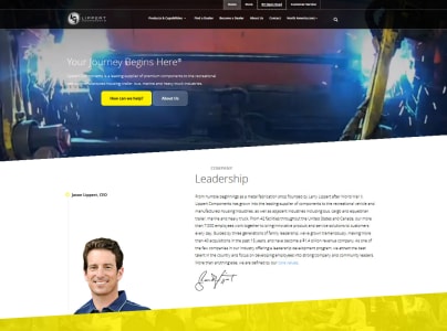 Lippert Components Launches New Responsive Website With More Rv Dealer Resources and Revamped Customer Service Center