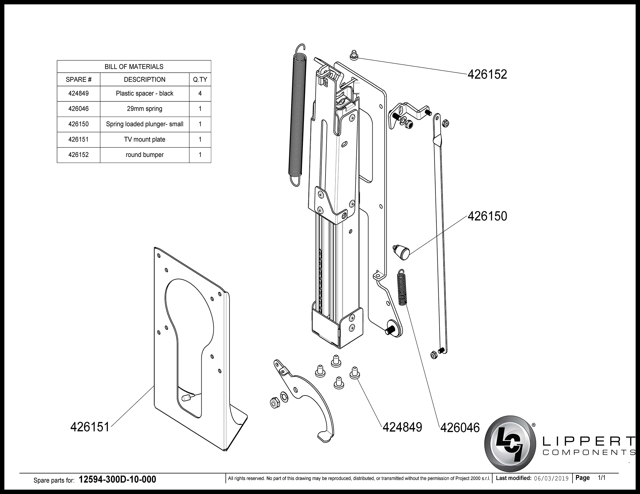 12594 LCD Brackets