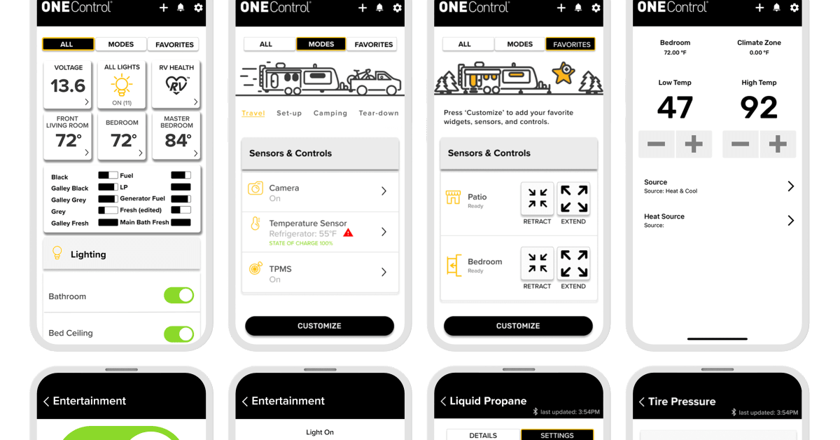 Lippert Unveils New Innovative Design for RV App OneControl®  Image