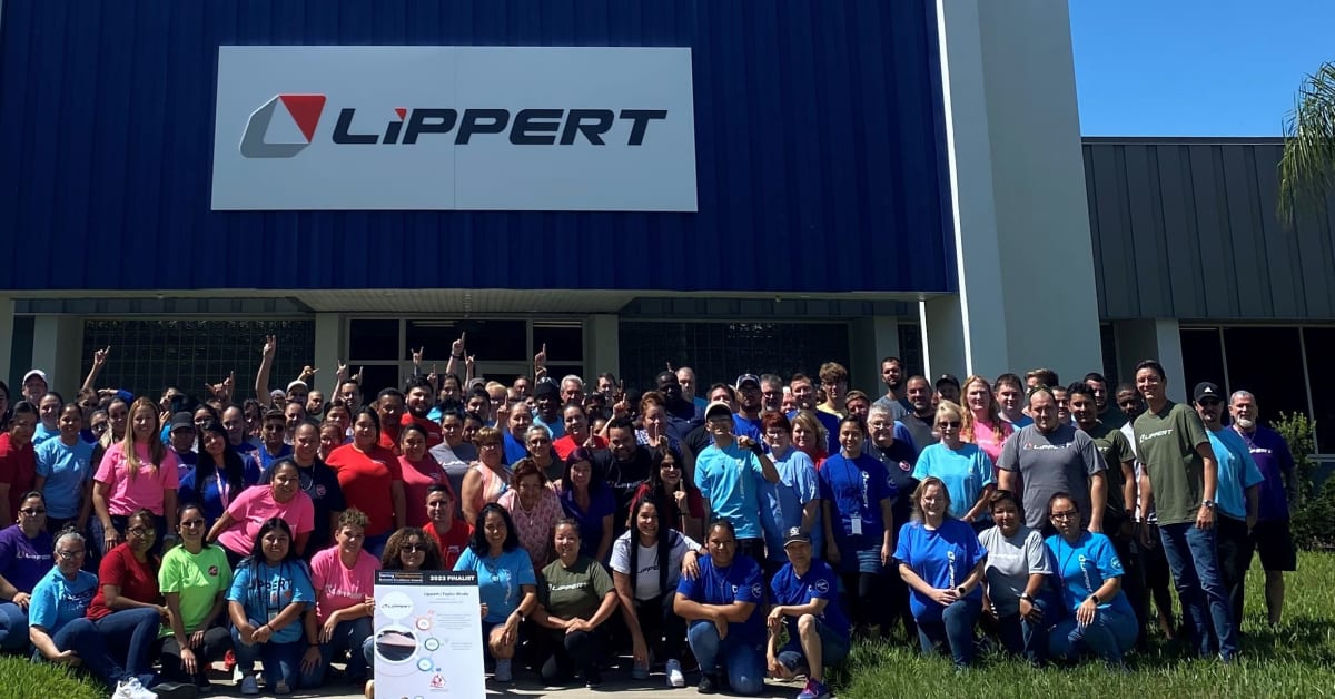 Lippert's Florida Team Wins Top Manufacturing Award Image