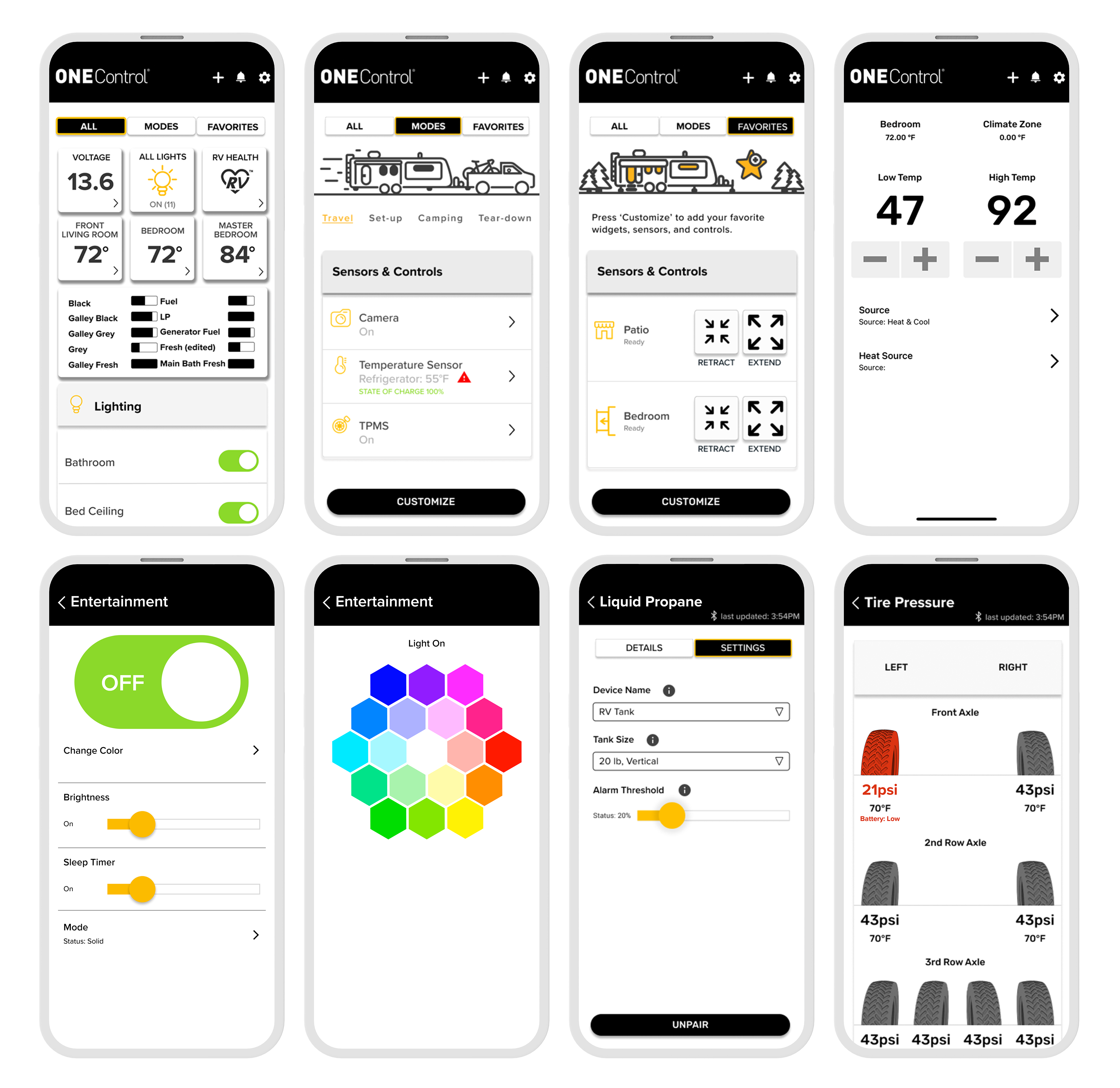 Lippert Unveils New Innovative Design for RV App OneControl® Lippert