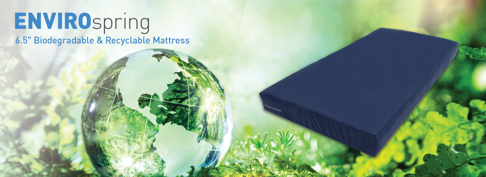 EnviroSpring 6.5 inch Biodegradeable and Recycleable Mattress