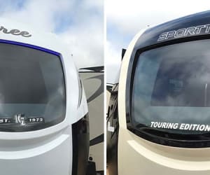 2018 Kz Spree and Sporttrek Touring Models Now Feature Windshields Supplied by Lcis Duncan Systems