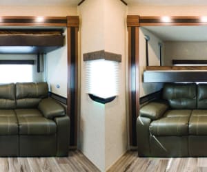Heartlands Elkridge the First Towable to Feature Lippert Components Euroloft Bed Lift System