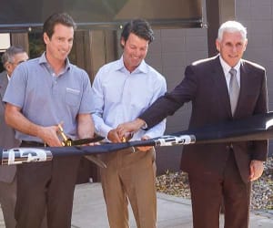 Safety Michael Thomas took part in ribbon cutting ceremony