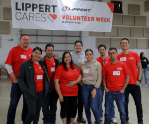 Lippert Hosts Record Number of Volunteers During Fourth Annual Volunteer Week