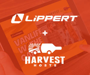 Lippert Sponsors Van-Lifers Grayson & Harrison for Harvest Hosts Adventure Series