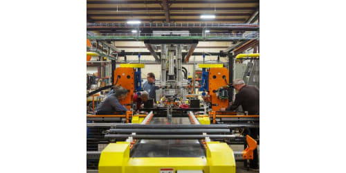 Lippert Components Designs Builds and Implements New Precision Axle Cambering Machine to Improve Product Quality