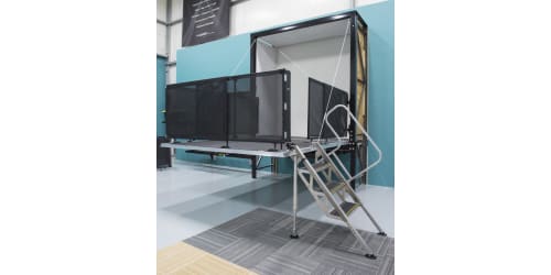 Lippert Components Inc Lci Announces Industry First Side Entry Toy Hauler Ramp Door Party Deck