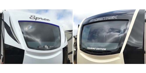 2018 Kz Spree and Sporttrek Touring Models Now Feature Windshields Supplied by Lcis Duncan Systems