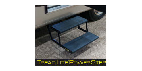 Tread Lite Power Step by Lippert Components Features Sleek and Durable Lightweight Design for RVs
