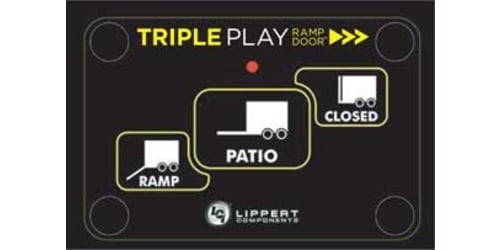 Lippert Components Will Debut All New Triple Play Ramp Door on Forest River Work and Play and Coachmen Adrenaline Toy Haulers