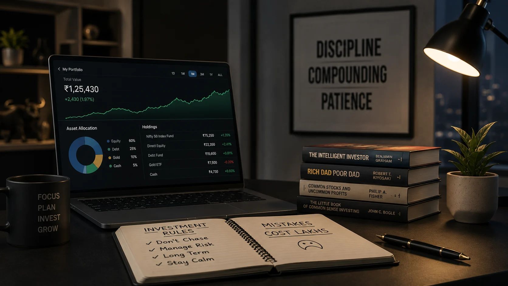 The Geometry of Capital: How I Would Invest ₹10,000, ₹50,000, and ₹1,00,000 Today